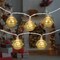Northlight LED Christmas Bells Fairy Lights - 5.5' - Clear Wire - Gold - 10ct